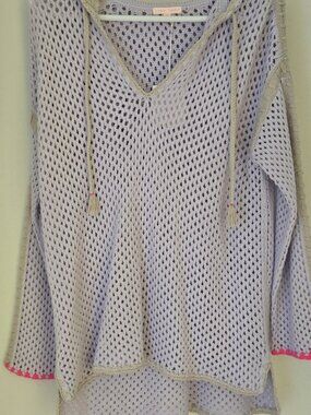 LISA TODD Crochet Hoodie NWT